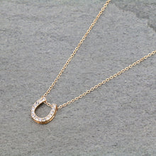 Load image into Gallery viewer, Horseshoe Pendant Necklace
