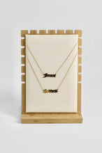 Load image into Gallery viewer, Femme Goddess Gold Nameplate Adoración Lifestyle Brand
