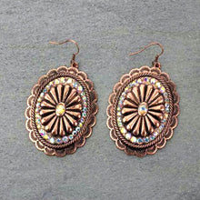 Load image into Gallery viewer, Iridescent Concho Earrings
