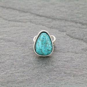 Simple Natural Stone Ring