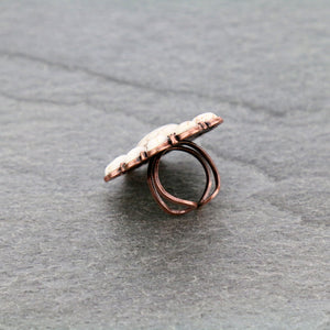 Bold Western Stone Cuff Ring
