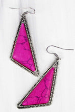 Load image into Gallery viewer, Montenegro Triangle Earrings

